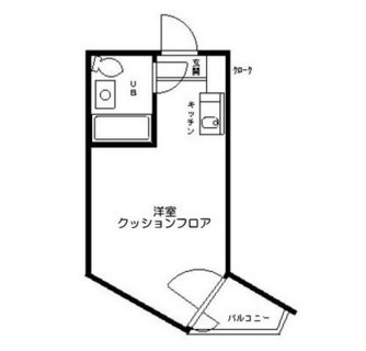 東京都新宿区新宿５丁目 賃貸マンション 1R