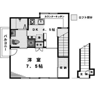 東京都新宿区上落合２丁目 賃貸アパート 1DK