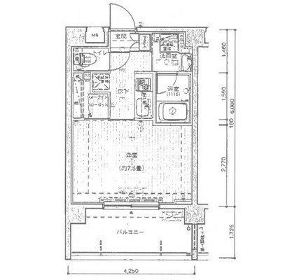 新宿区賃貸マンション・1K
