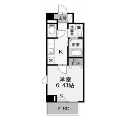 新宿区賃貸マンション・1K