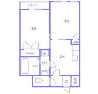 東京都新宿区西落合１丁目 賃貸マンション 2DK