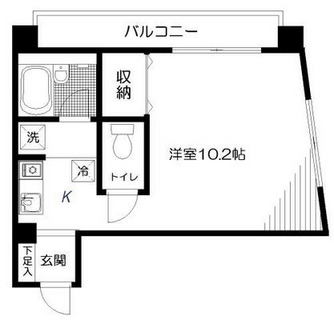 東京都新宿区若葉２丁目 賃貸マンション 1K