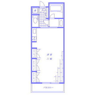 東京都新宿区弁天町 賃貸マンション 1R