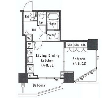 東京都新宿区西新宿４丁目 賃貸マンション 1LDK