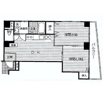 東京都新宿区須賀町 賃貸マンション 2DK