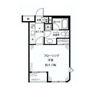 東京都新宿区中落合２丁目 賃貸マンション 1K