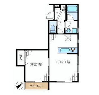 東京都新宿区若宮町 賃貸マンション 1LDK