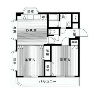 東京都新宿区西落合４丁目 賃貸マンション 2DK