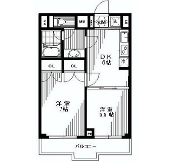 東京都新宿区中落合３丁目 賃貸マンション 2DK