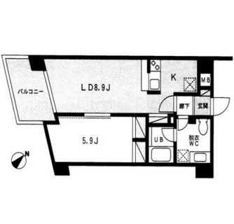 東京都新宿区西早稲田２丁目 賃貸マンション 1LDK