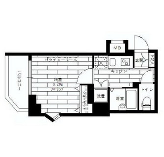 東京都新宿区白銀町 賃貸マンション 1K