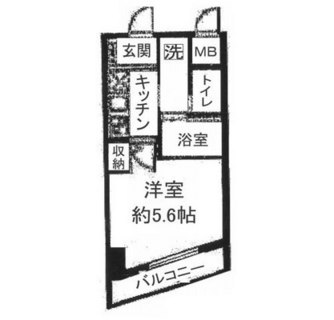 東京都新宿区住吉町 賃貸マンション 1K