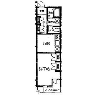 東京都新宿区若松町 賃貸マンション 1DK