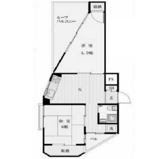 東京都新宿区下落合４丁目 賃貸マンション 2DK