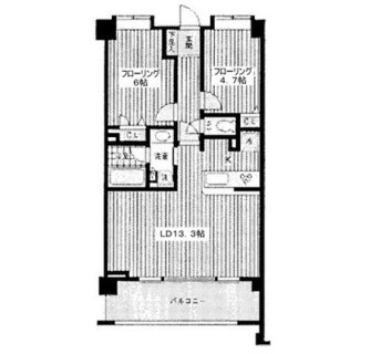 東京都新宿区中落合２丁目 賃貸マンション 2LDK