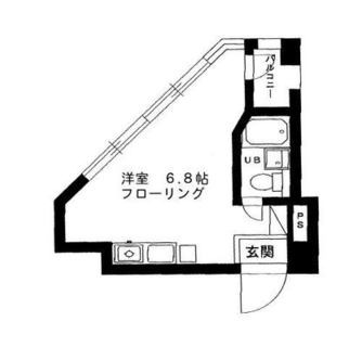 東京都新宿区東榎町 賃貸マンション 1R