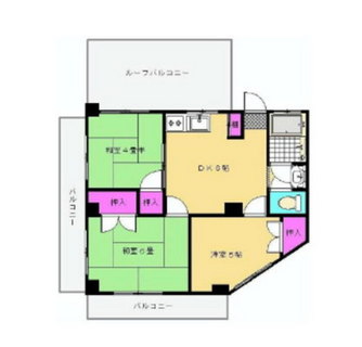 東京都新宿区新小川町７丁目 賃貸マンション 3DK