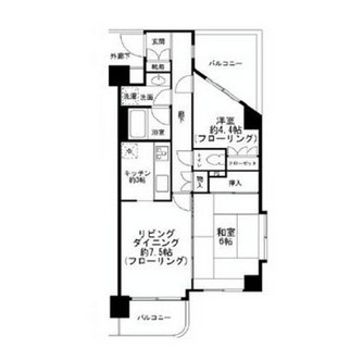 東京都新宿区新小川町３丁目 賃貸マンション 2LDK