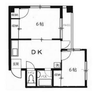 東京都新宿区中落合２丁目 賃貸マンション 2DK