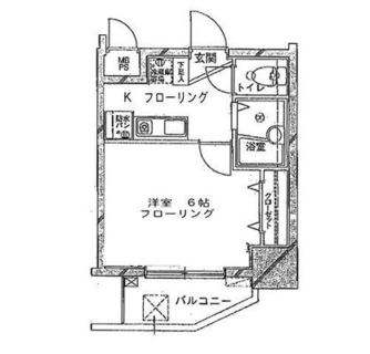 東京都新宿区弁天町 賃貸マンション 1K