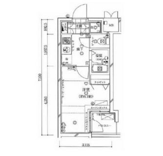 東京都新宿区弁天町 賃貸マンション 1K