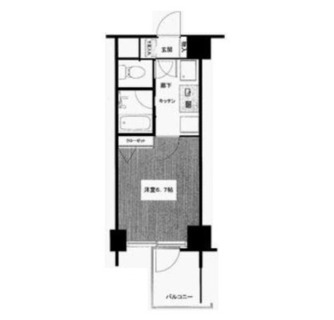 東京都新宿区早稲田鶴巻町 賃貸マンション 1K