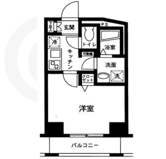 東京都新宿区若松町 賃貸マンション 1K