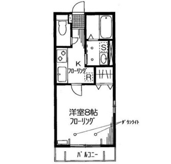 東京都新宿区下落合３丁目 賃貸アパート 1K