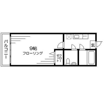 東京都新宿区須賀町 賃貸マンション 1K