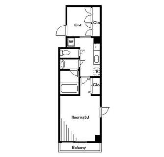 東京都新宿区新小川町 賃貸マンション 1K