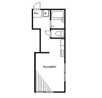 東京都新宿区赤城下町 賃貸アパート 1R