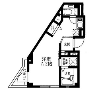 東京都新宿区新宿７丁目 賃貸マンション 1R