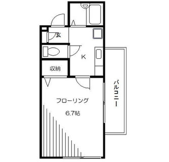 東京都新宿区早稲田鶴巻町 賃貸マンション 1K