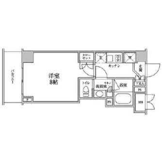 東京都新宿区新小川町 賃貸マンション 1K