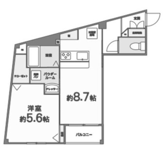 東京都新宿区下落合４丁目 賃貸マンション 1LDK