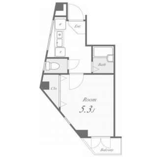 東京都新宿区早稲田鶴巻町 賃貸マンション 1K