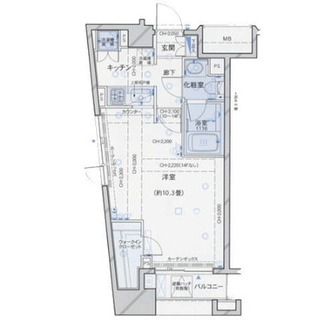 東京都新宿区岩戸町 賃貸マンション 1K