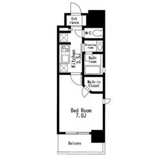 東京都新宿区早稲田鶴巻町 賃貸マンション 1K