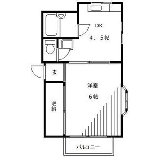 東京都新宿区中落合４丁目 賃貸アパート 1DK