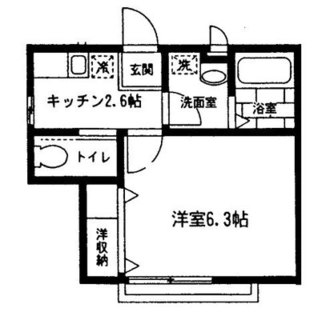 東京都新宿区中落合３丁目 賃貸アパート 1K