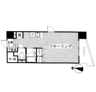 東京都新宿区若松町 賃貸マンション 1R