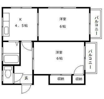 東京都新宿区早稲田鶴巻町 賃貸マンション 2K