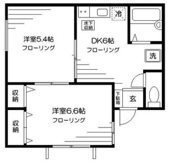 東京都新宿区矢来町 賃貸アパート 2DK