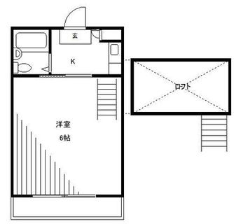 東京都新宿区下落合１丁目 賃貸アパート 1K