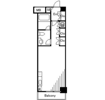 東京都新宿区新小川町４丁目 賃貸マンション 1R