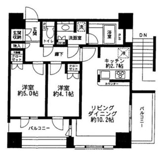 東京都新宿区市谷本村町 賃貸マンション 2LDK