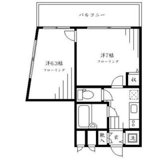 東京都新宿区高田馬場３丁目 賃貸マンション 2K