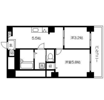 東京都新宿区高田馬場４丁目 賃貸マンション 2K