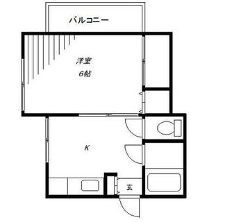 東京都新宿区中落合３丁目 賃貸アパート 1K