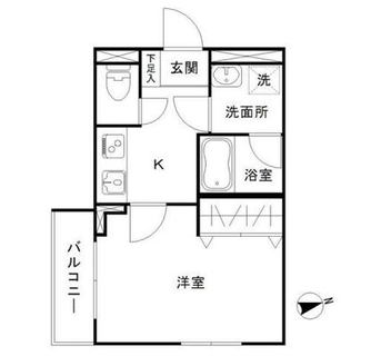 東京都新宿区若松町 賃貸マンション 1K